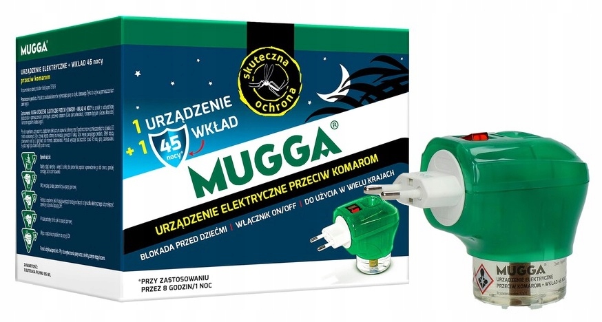 

Mugga Elektro Płyn 35ml na Komary do kontaktu