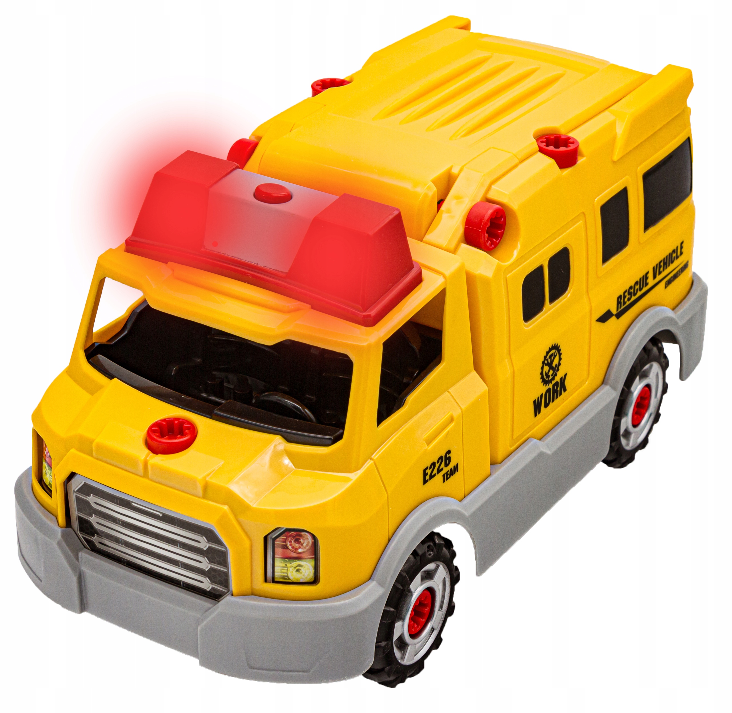 AUTO Samochód CIĘŻARÓWKA DO ROZKRĘCANIA Wkrętarka Szerokość produktu 22 cm