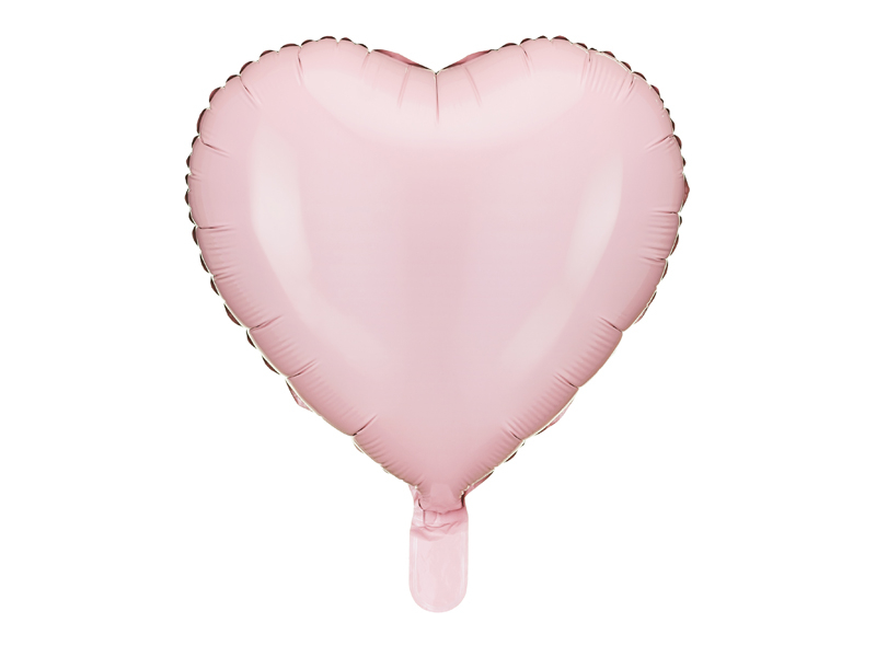 

Balon foliowy Serce, 45 cm, jasny różowy