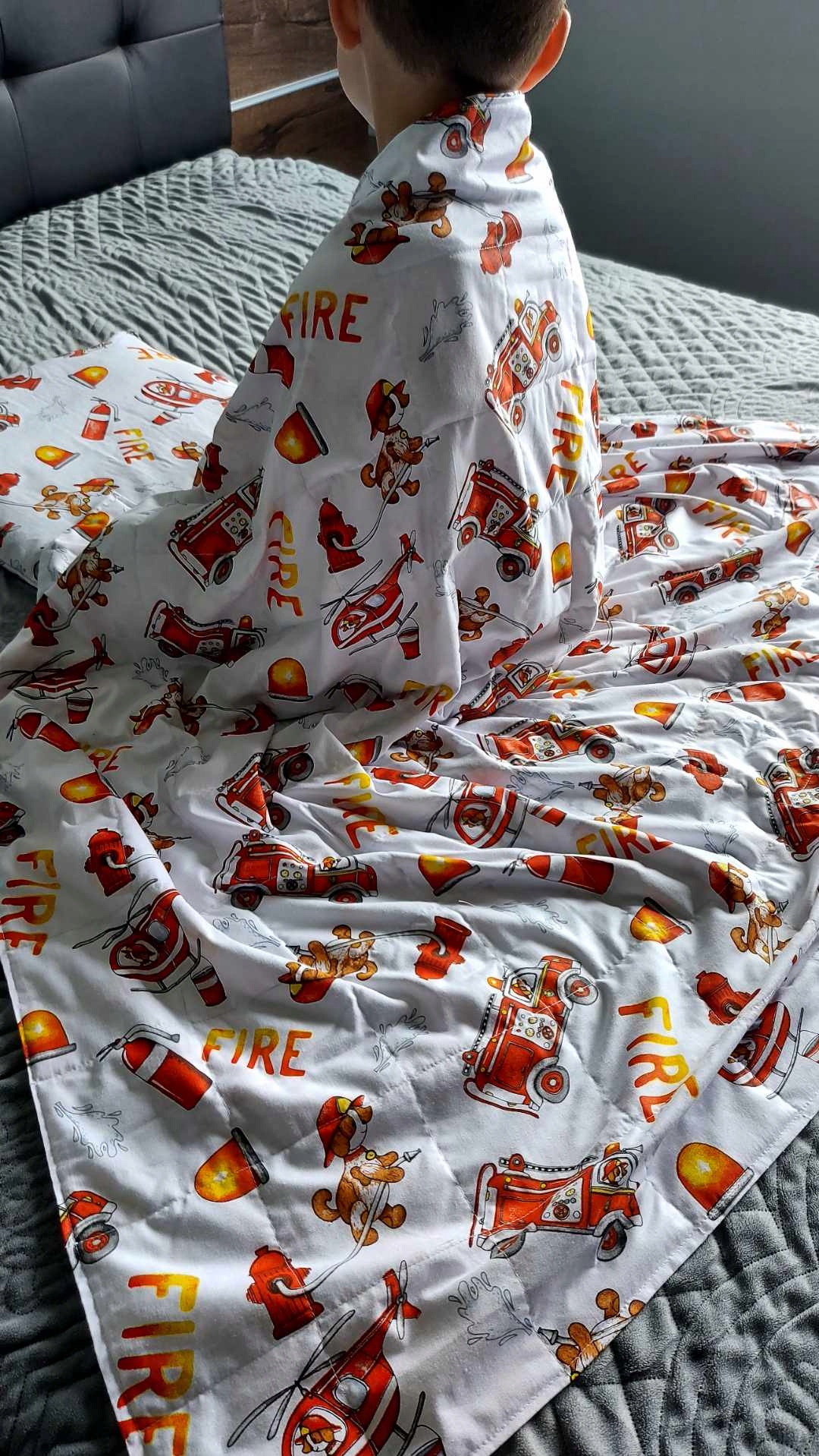 Kołdra Obciążeniowa Koc Sensoryczn+poduszka