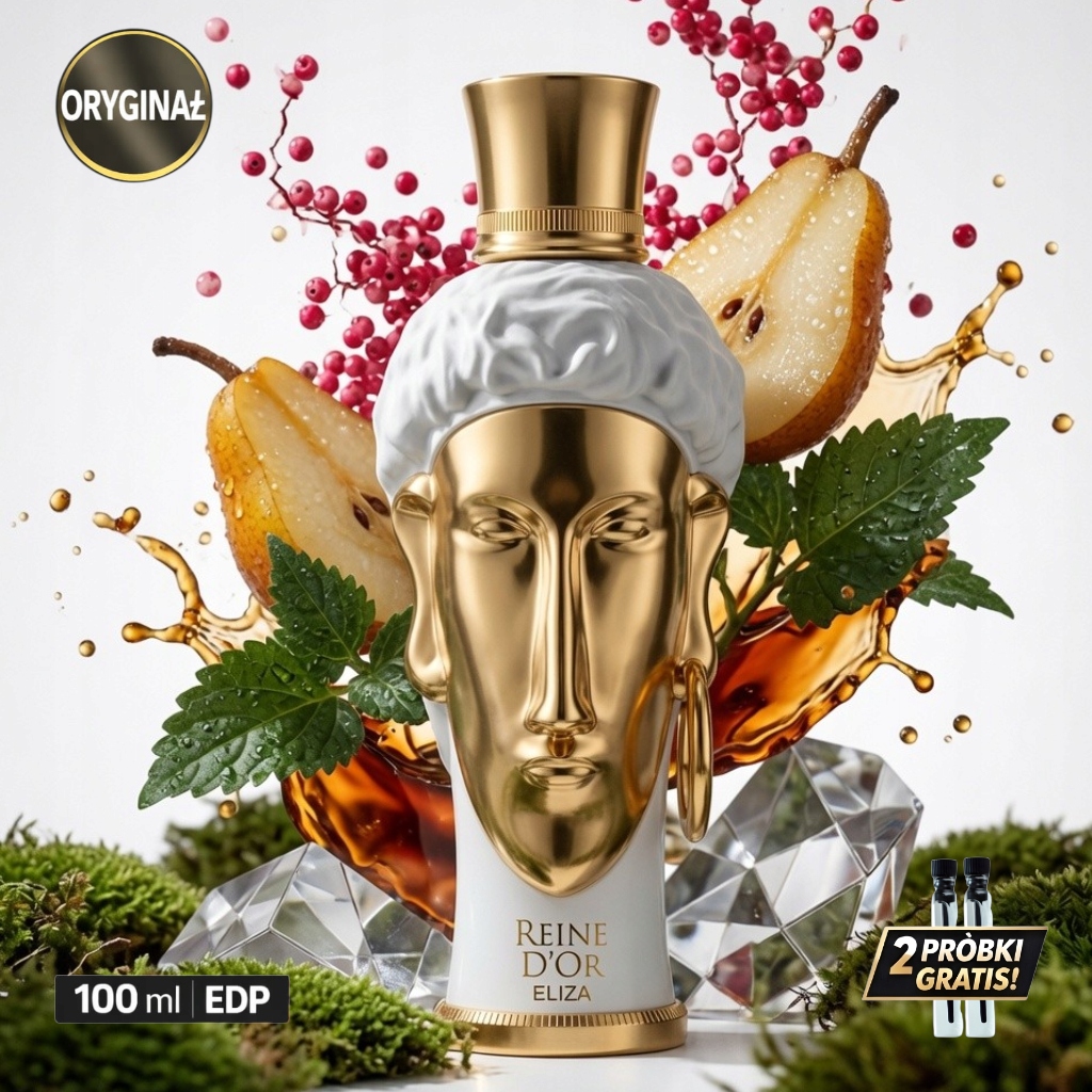 Perfumy Le Bonheur Reine D'or Eliza 100ml 2 Próbki