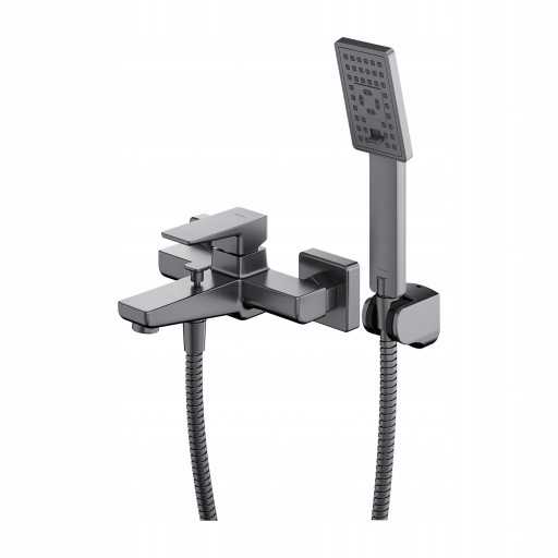 

Bateria Wannowa Z Zestawem Natryskowym Nikiel Inox