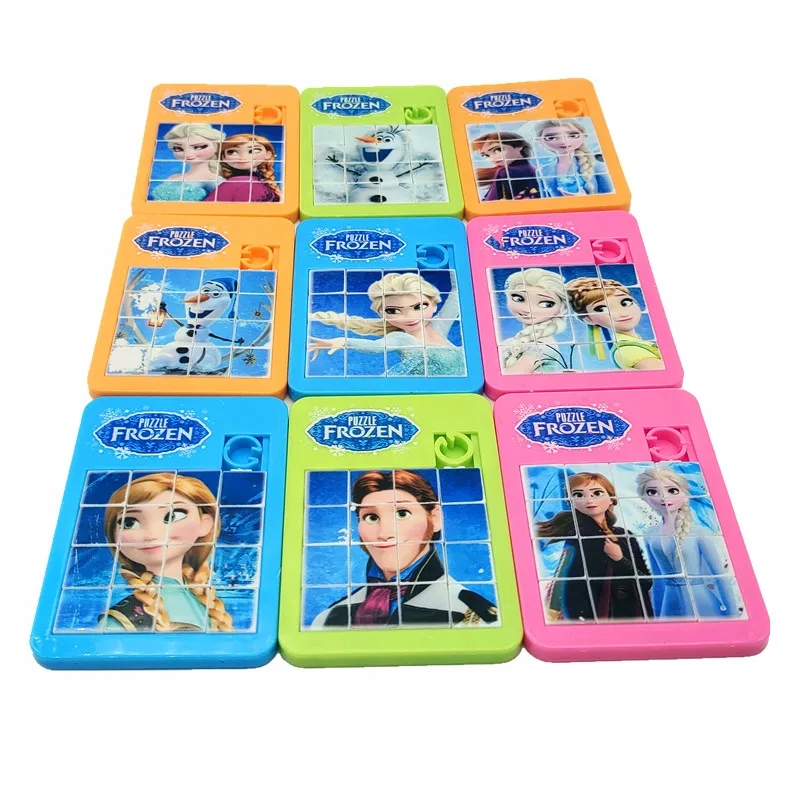 Mini puzzle przekładane 1szt KRAINA LODU Frozen