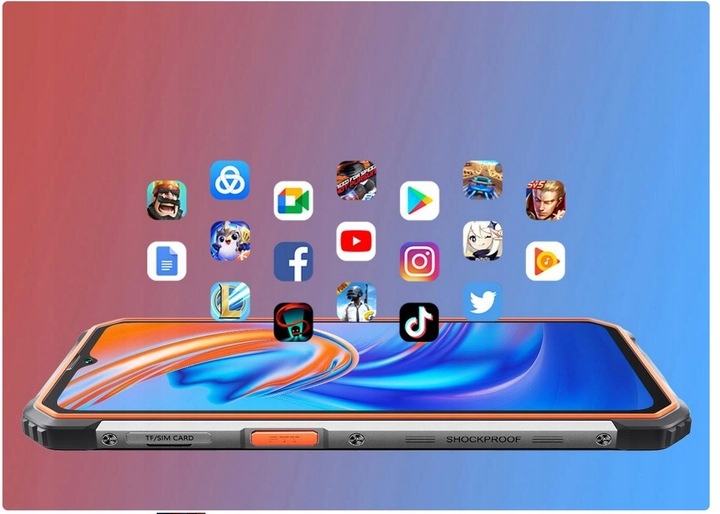 SMARTFON BLACKVIEW BV9200 8+256 GB 6,6" Android12 Pojemność akumulatora 5000 mAh