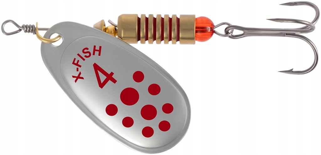 X-Fish obrotówka Spike 1 2.5g Silver Rd
