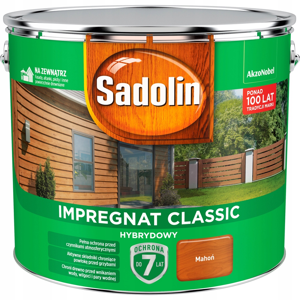 SADOLIN CLASSIC IMPREGNAT 9L MAHOŃ