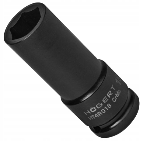 

Nasadka udarowa 1/2", 18mm CrMo długa Hoegert