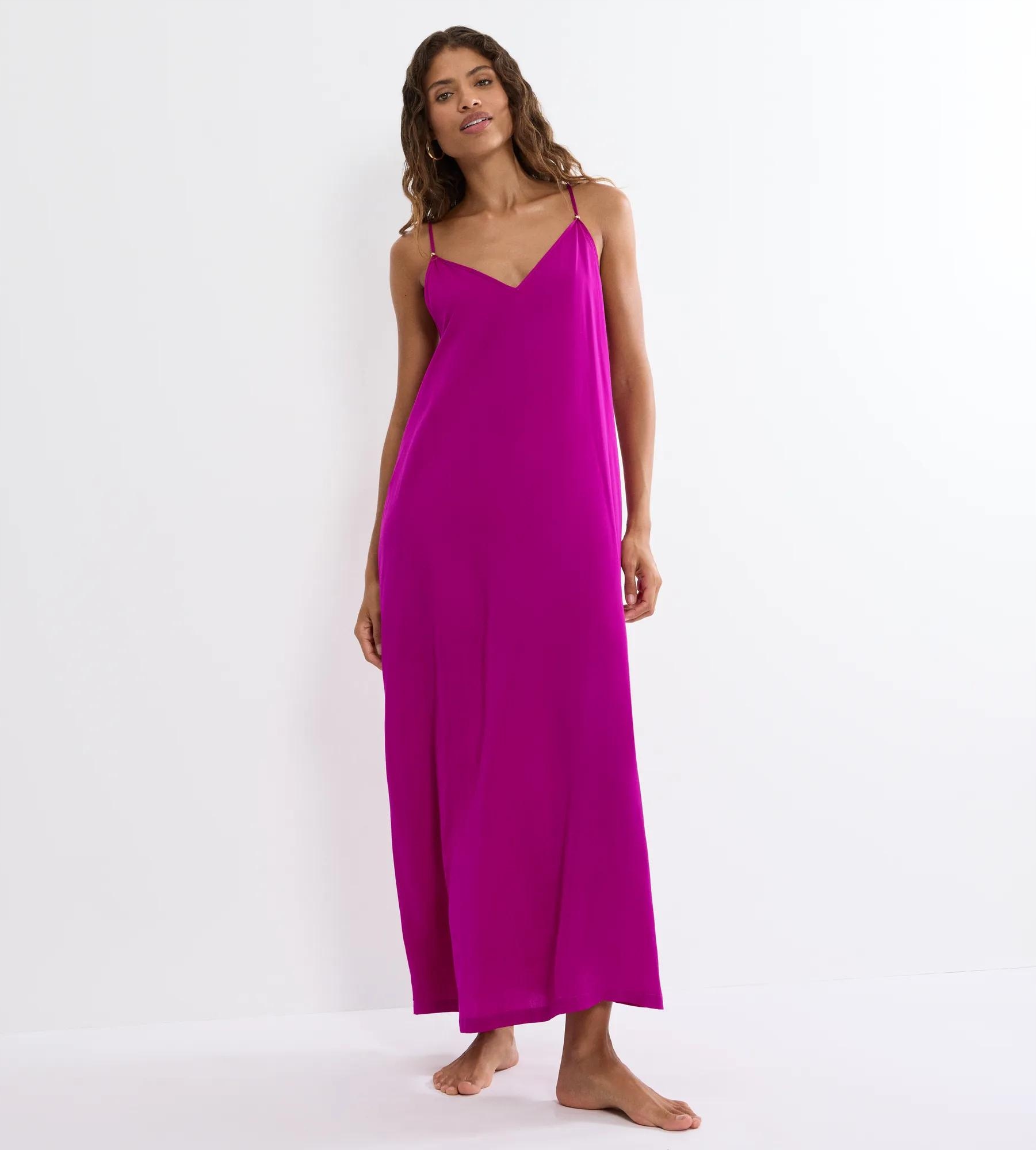 Letní saténové šaty 46