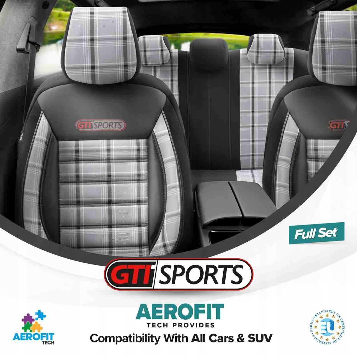 KOMPLET POKROWCÓW NA FOTELE SAMOCHODOWE OTOM GTI 811 3-ZIP Model OT00933