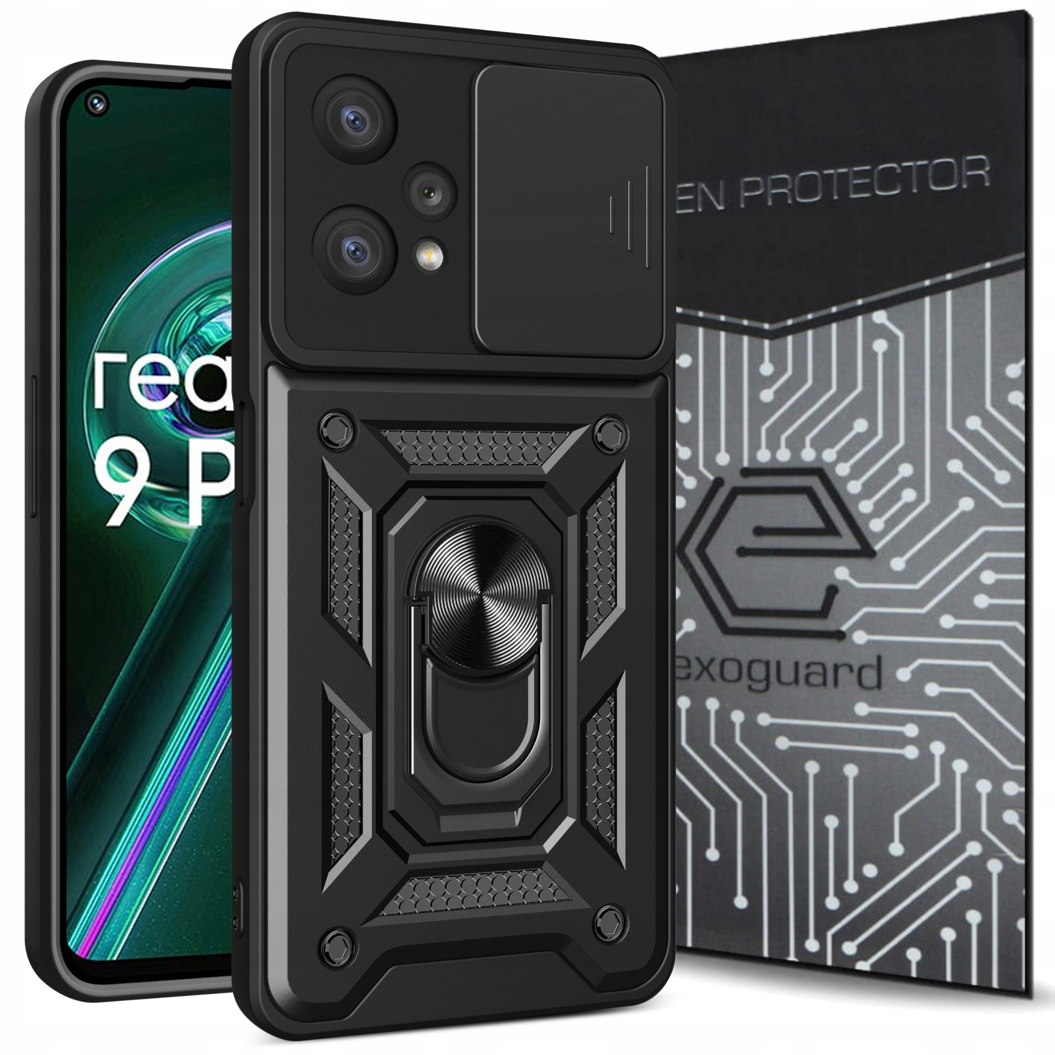 

Case Obudowa Etui Pancerne+szkło do Realme 9 Pro