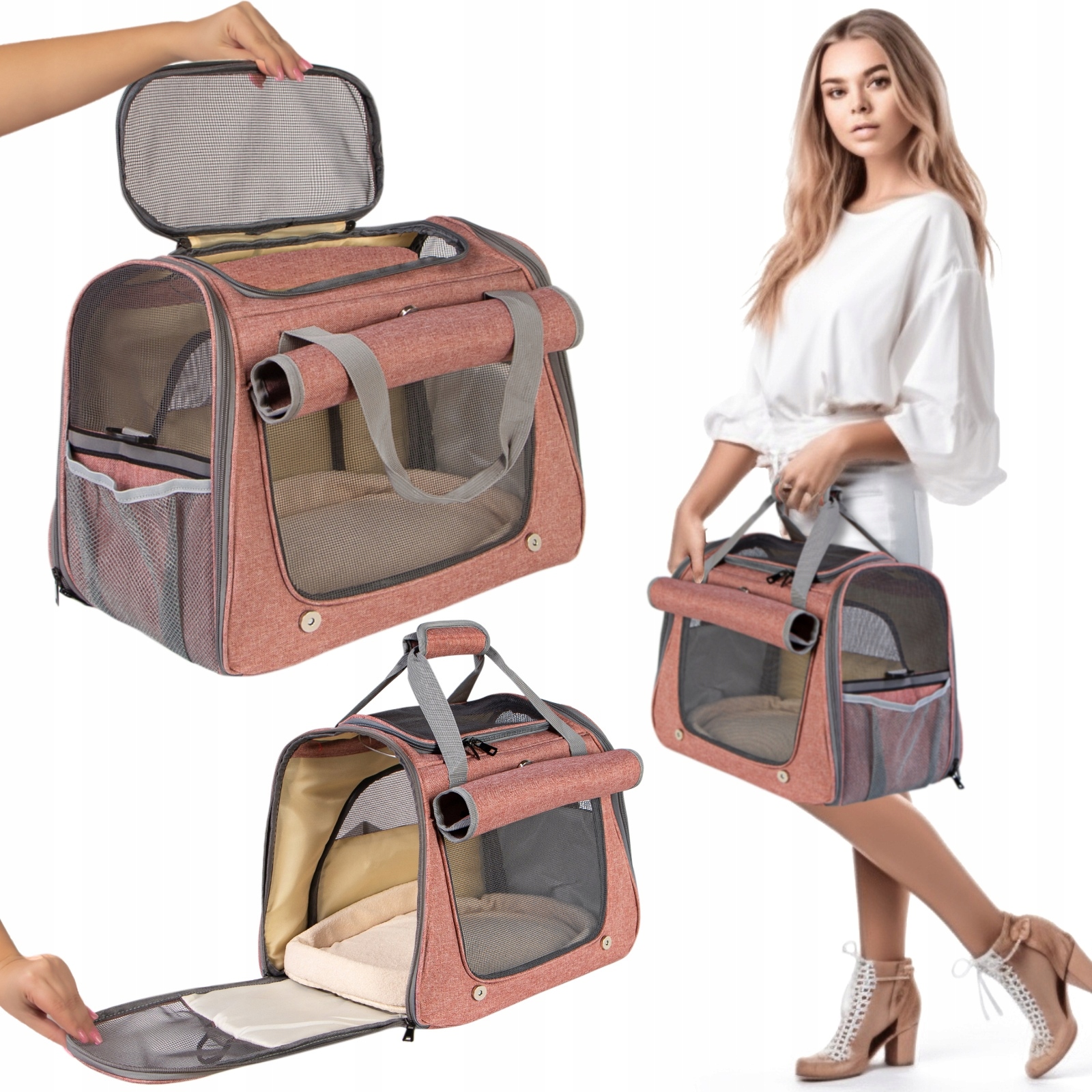 Levně Handbag Přepravka Pro Zvířata Odolný, Stylový, Pohodlný, Bezpečný