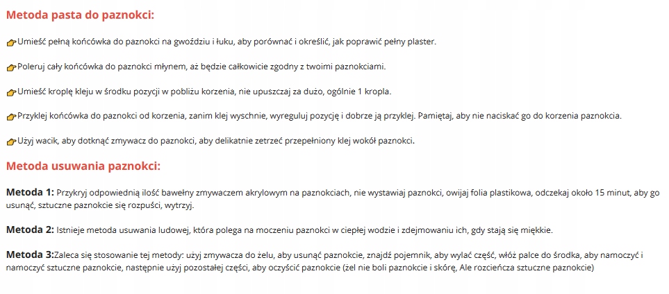 Patch do paznokci 24 sztuk różowy i biały Gradient Marka bez marki