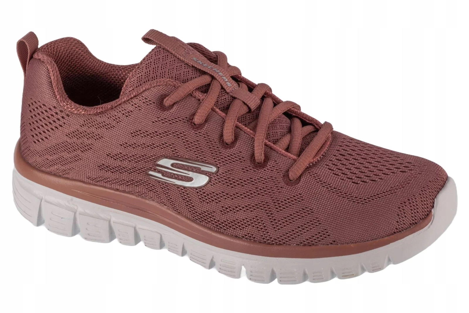 Skechers Graceful Sportovní Růžové Lehké Boty Ze Síťoviny 40 6IA