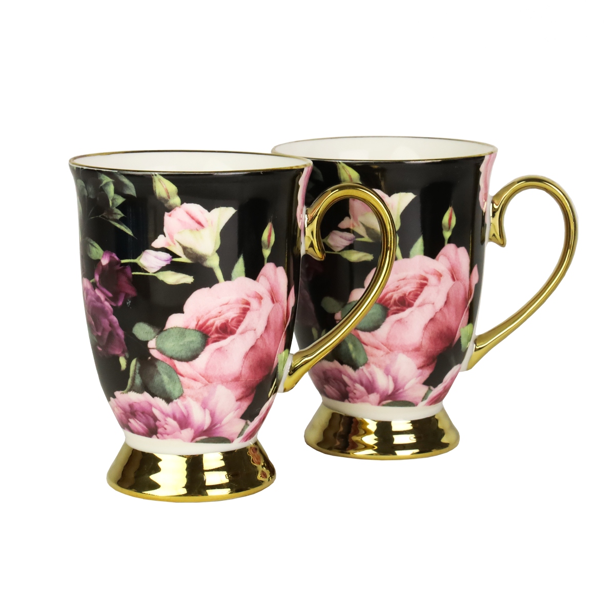 

Komplet 2 Kubków Porcelanowych Z Uchem 300ML