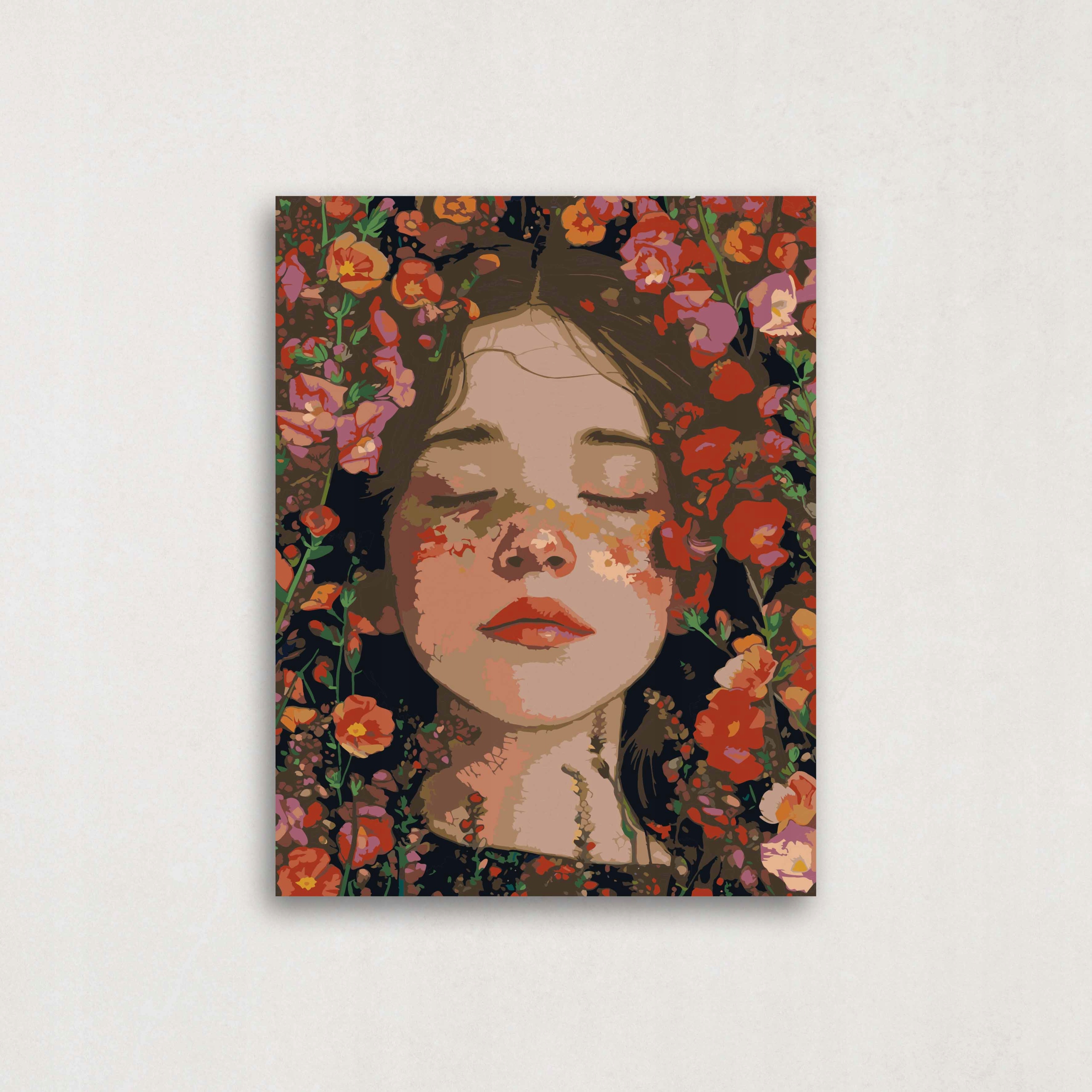 Malování podle čísel Dívka S Pihami 40x50 cm Make It Easy produkt Pl