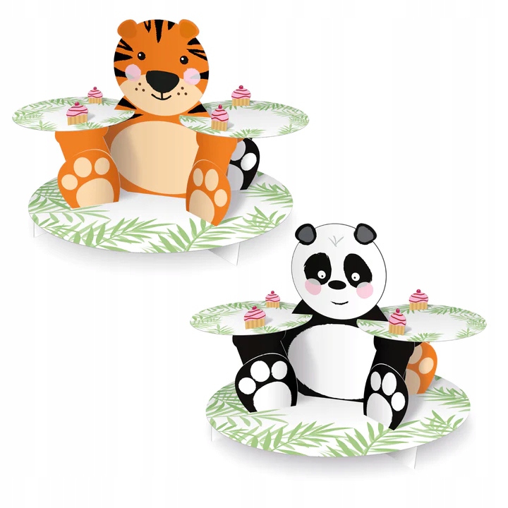 

Patera na ciastka Zoo zwierzątka 3D dwustronna
