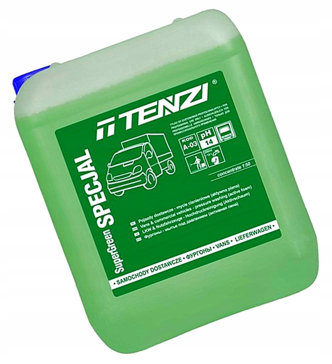 TENZI SUPER GREEN SPECJAL SILNA PIANA DO MYCIA 10L K1X86