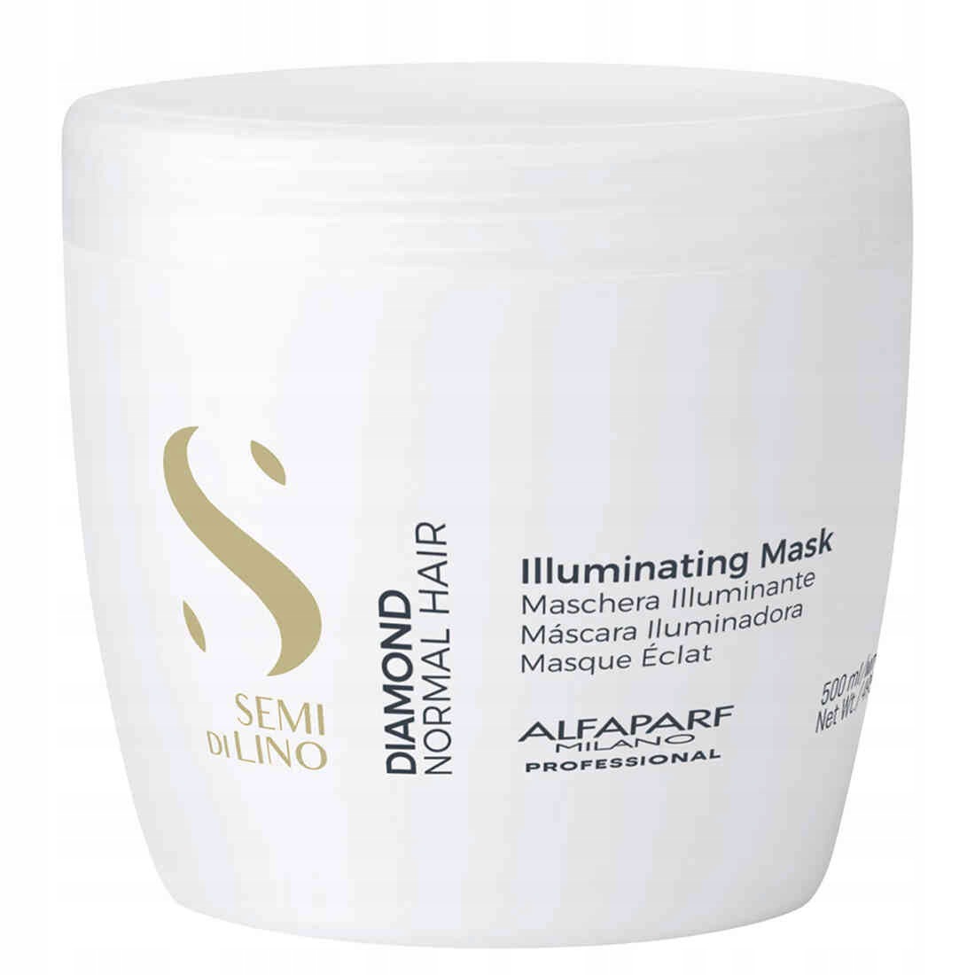 Alfaparf Semi di Lino Diamond Mask Rozjasňující maska na vlasy 500 ml