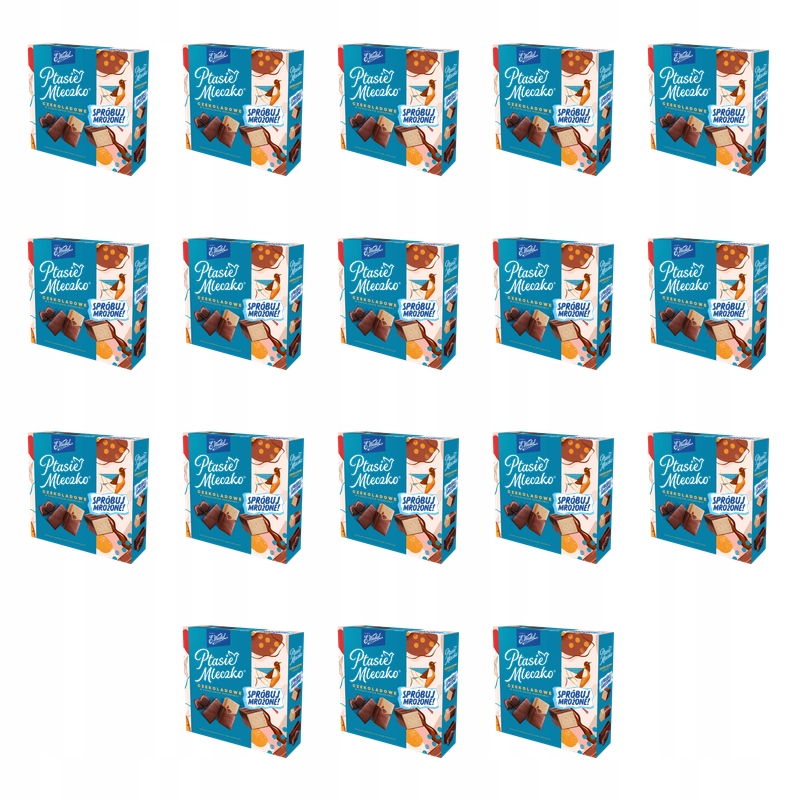 E. Wedel Ptačí Pěnové Bonbóny Čokoládové v dezertní čokoládě 340 g X18