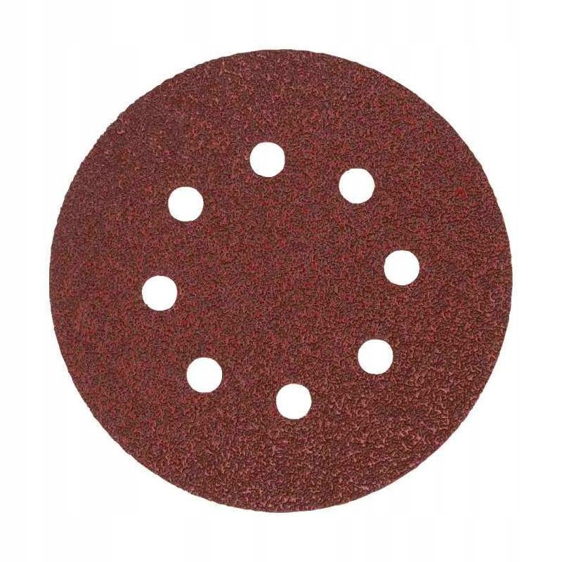 Workzone Papier ścierny 125 mm P40 P80 P120 P180 P240 na rzep 90 krążków