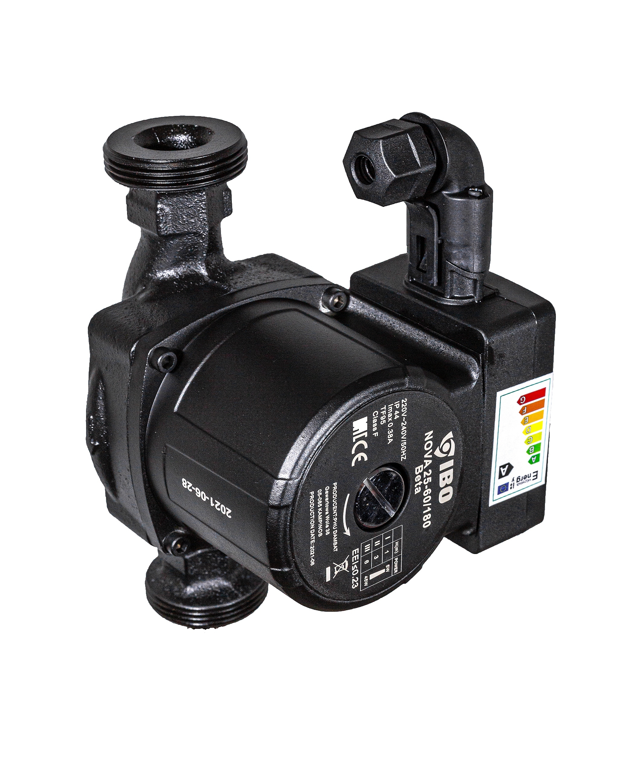 POMPA OBIEGOWA CYRKULACYJNA DO PIECA KOTŁA CO 25-60/180 ENERGOOSZCZĘDNA IBO Stan opakowania oryginalne