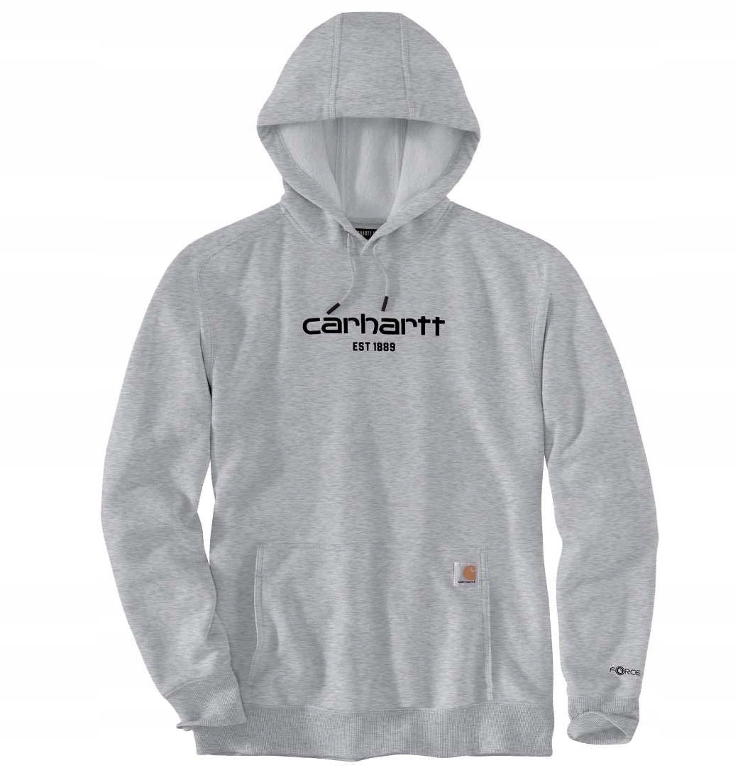 Mikina Carhartt Force Lightweight Logo Asphalt