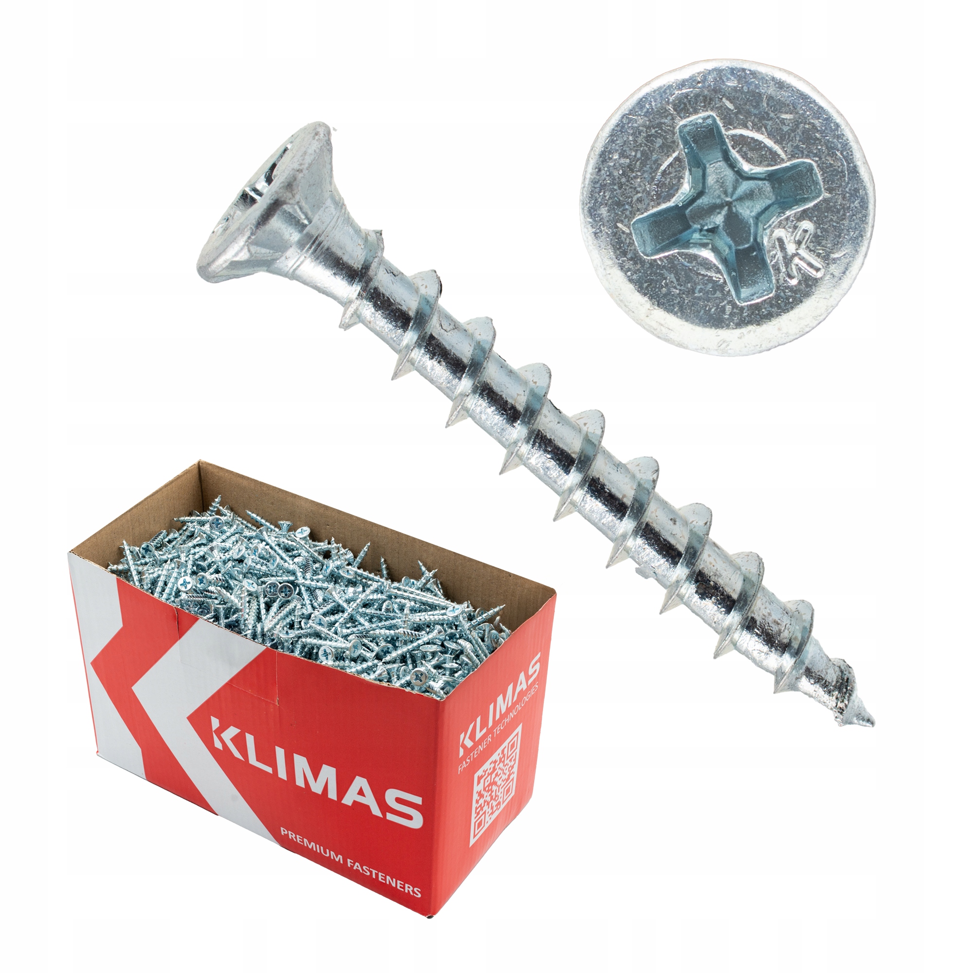 Wkręty do mocowania w elementach Pcv 4x22 mm 2000szt.