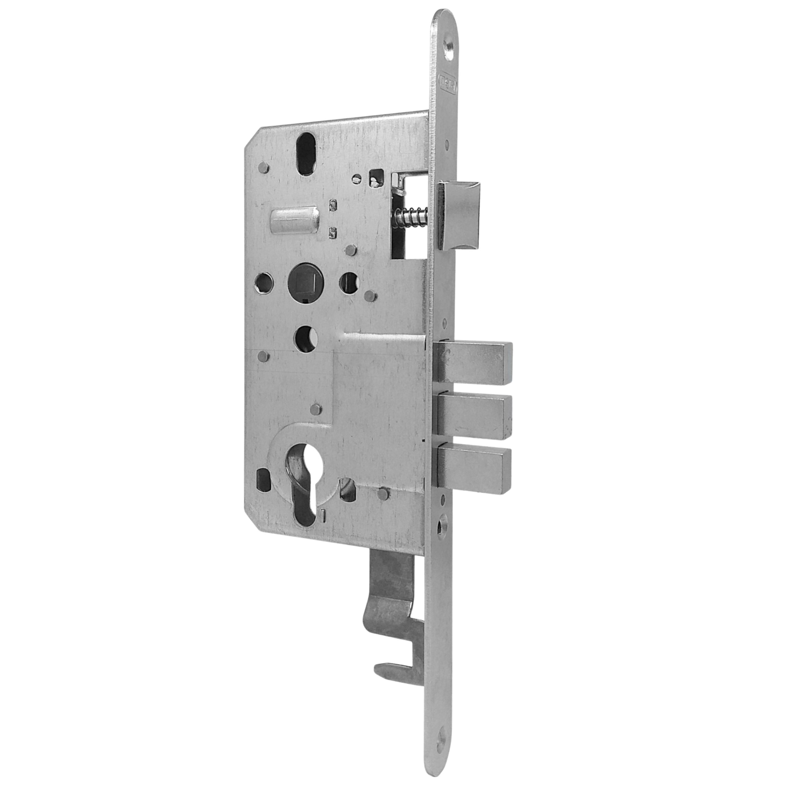 Zámek Kmt Zwt 72/55 zapuštěný se spodním zámkem, trnový pro dveře Kmt