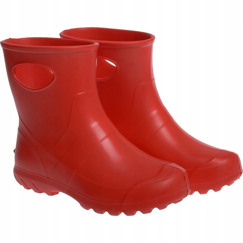 czerwony 38 KALOSZE DAMSKIE KRÓTKIE PIANKOWE OGROD