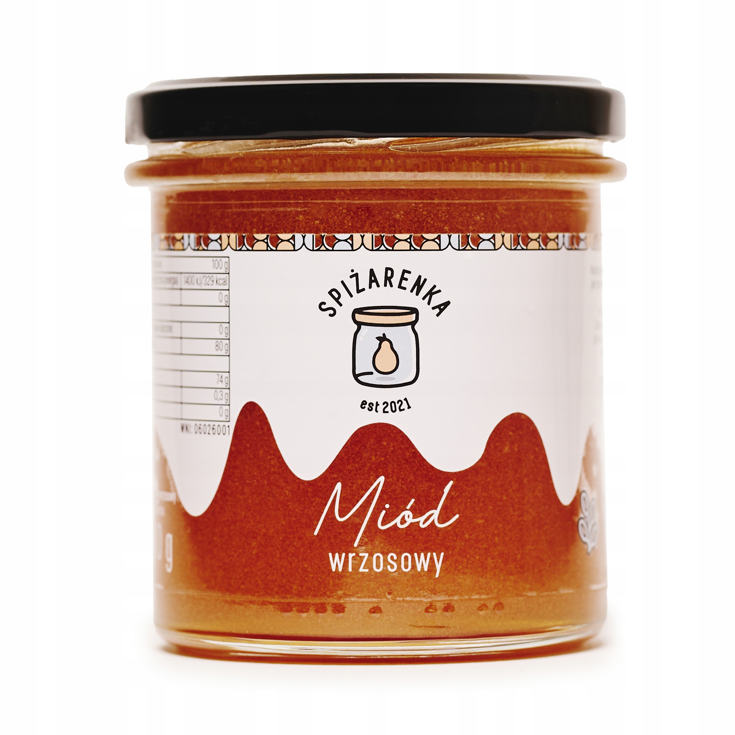 2x Vřesový Med pravý 400g přírodní Polský Spiżarenka