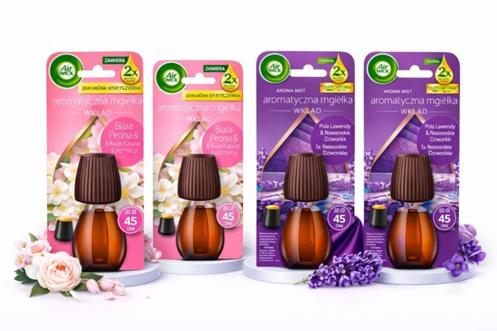 Levně Air Wick Mlha Náplň Bílá Pivoňka a Kvetoucí Jasmín & Pole Levandule sada