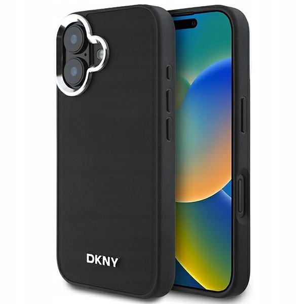Dkny DKHMP16SPSCMCLK iPhone 16 6.1" černý/black hardcase Plain Silver