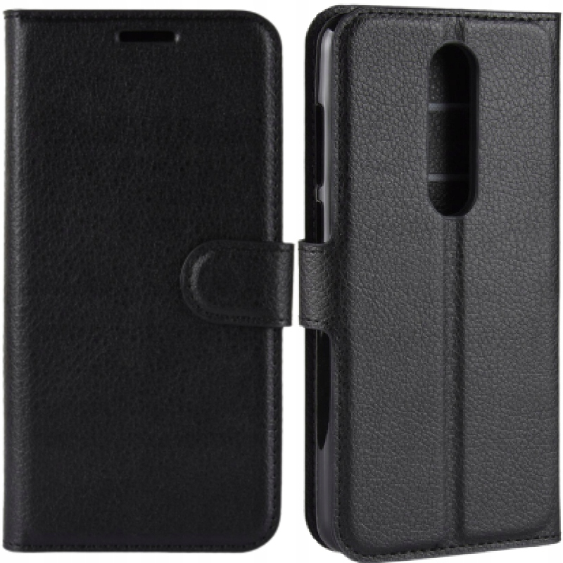 

Etui z Klapką Portfel Litchi do Nokia 5.1 Plus