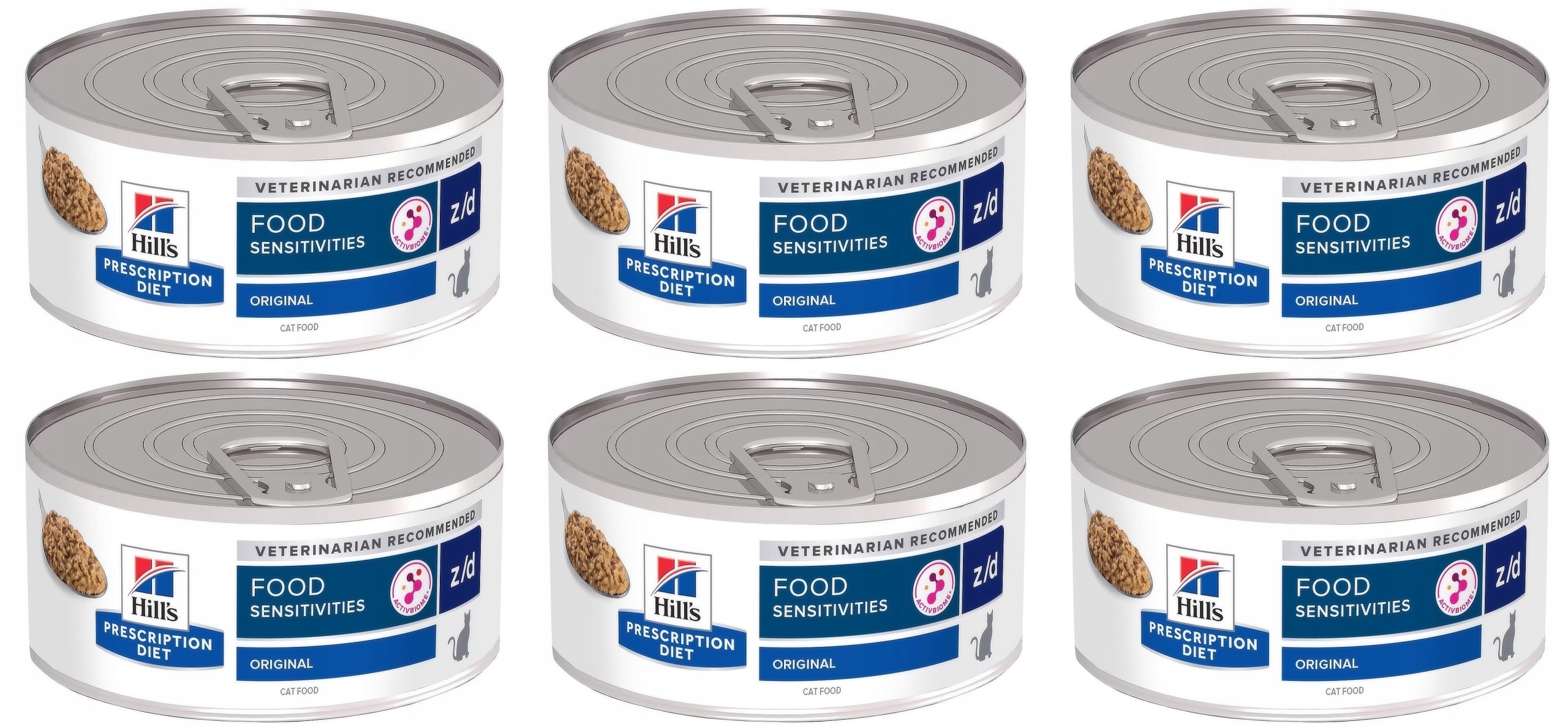 Levně Hill's Cat Z/d Food Sensitivities 6 x 156 g