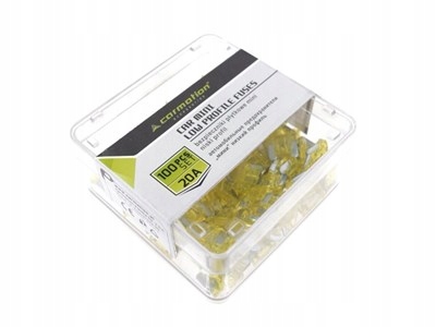 BEZPIECZNIKI PŁYTKOWE MINI NISKI PROFIL 20A, 100 S