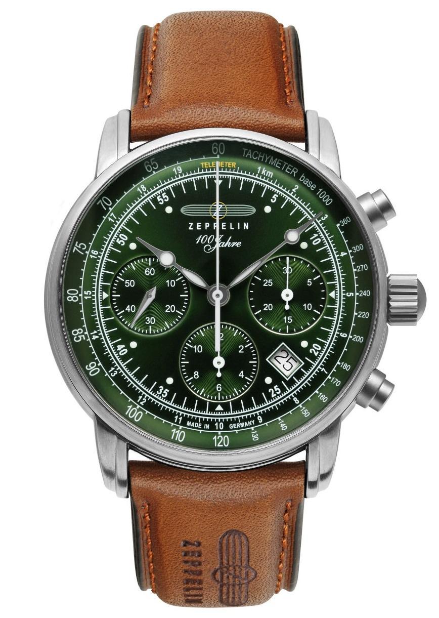 Nový Originální Pánské hodinky Zeppelin 100 Jahre 8618-4 Chronograf