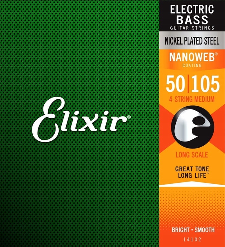 Elixir 14102 Nw Med struny pro basovou kytaru 50-105