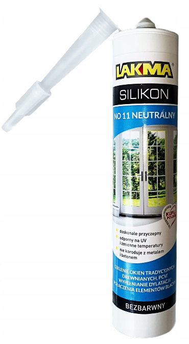 Silikon bezbarwny NO11 280ml do poliwęglanu