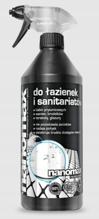 

Płyn do łazienek i sanitariatów Nanomax 1 L