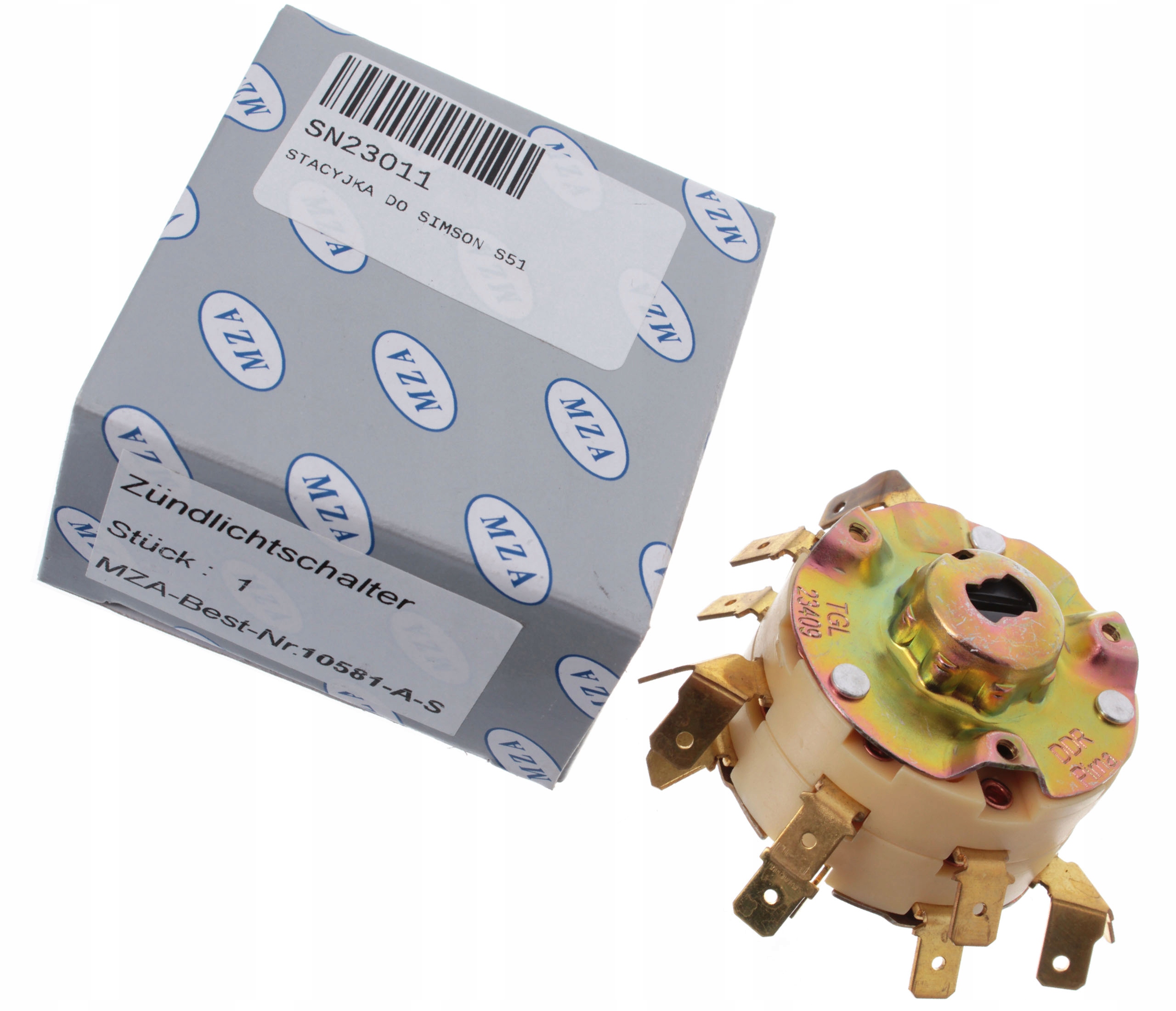 SIMSON S51 S61 S70 STACYJKA MZA DDR PIRNA PLITZ NIEMIECKA ORYGINAŁ Numer katalogowy części 7568768