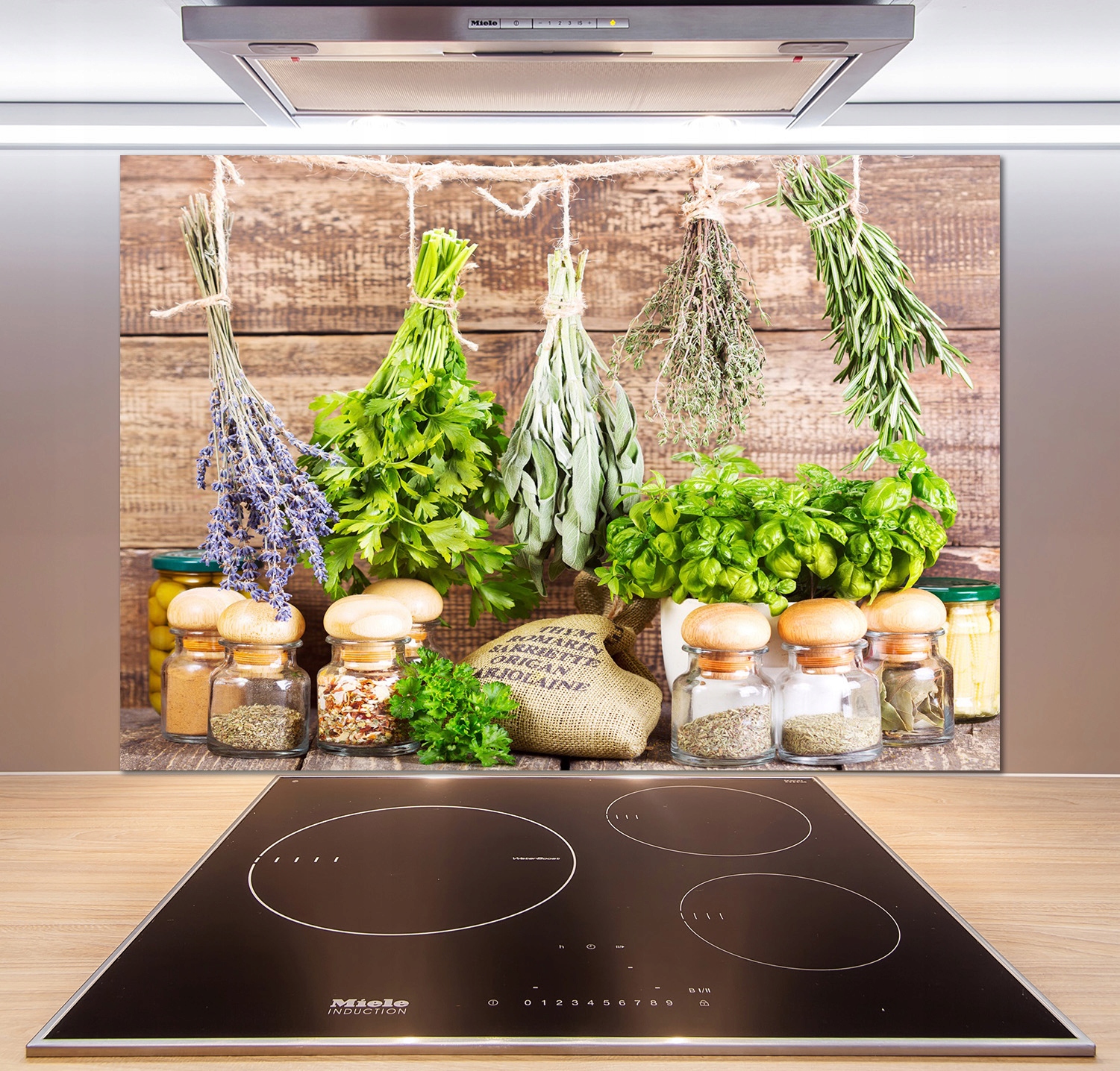 

Panel do kuchni Zioła na sznurku 100x70 cm + Klej