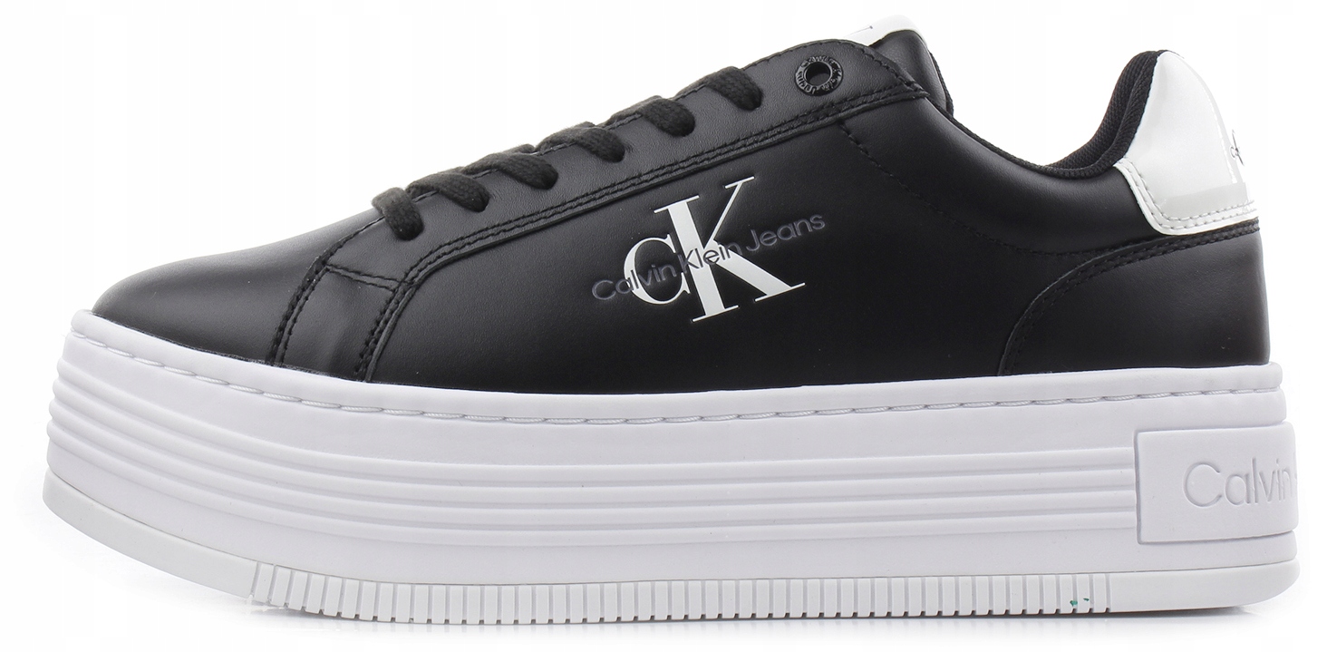 Calvin Klein Bold Platf Low Lace kůže vel 41