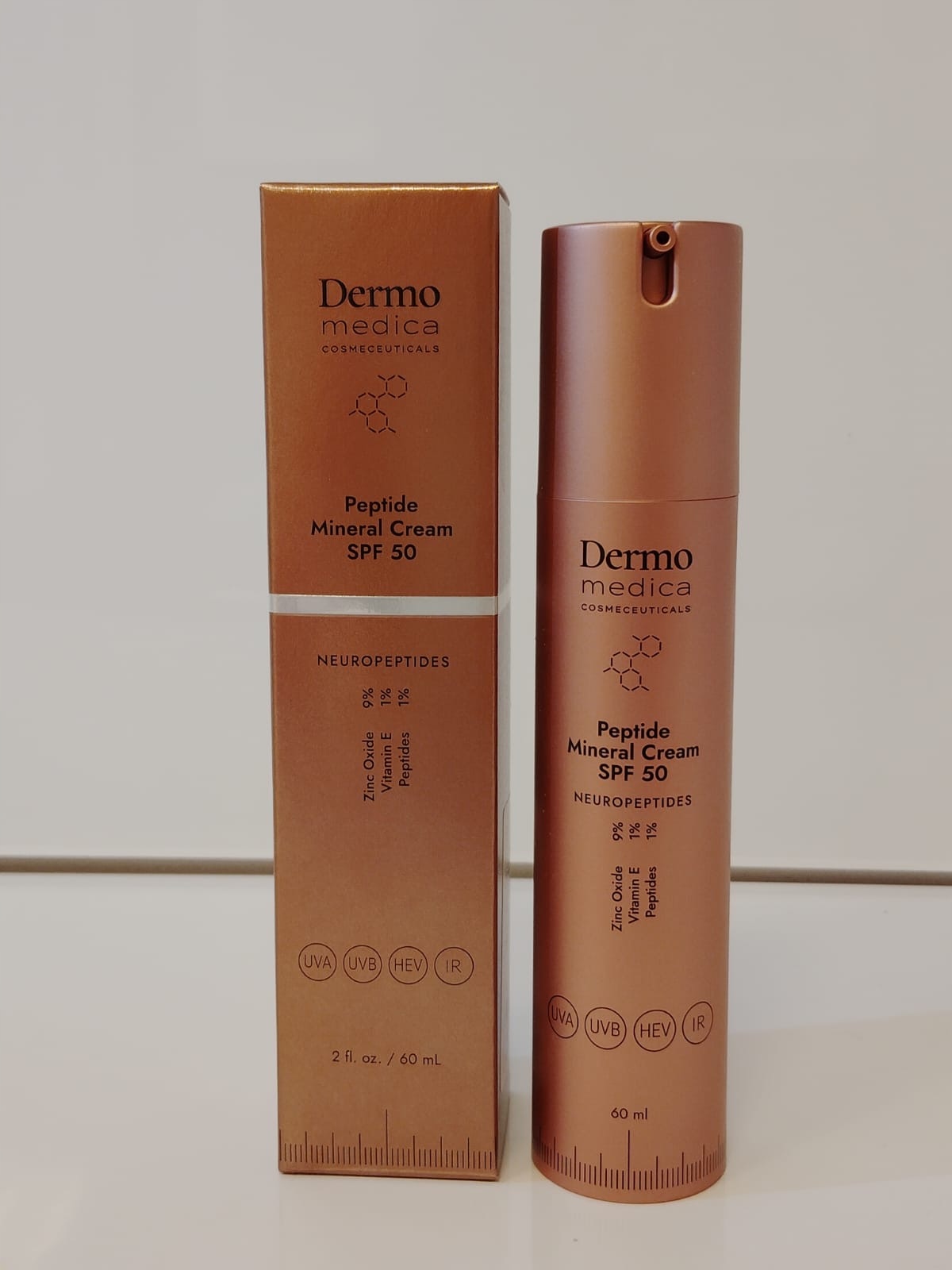 Dermomedica Peptide Mineral Cream Spf 50 Krem do opalania 60 ml