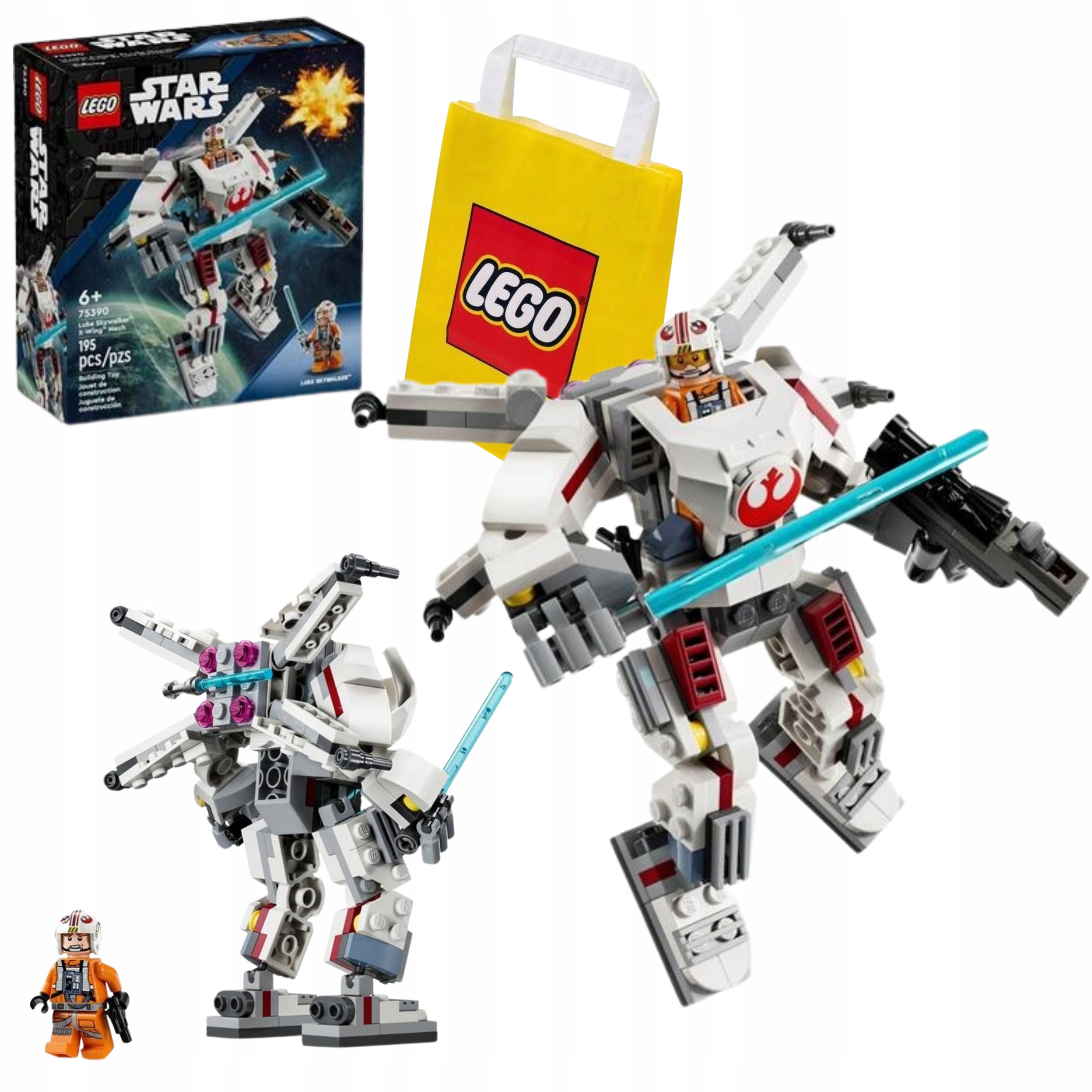 Lego Klocki Star Wars Mech X-wing Luke'a Skywalkera