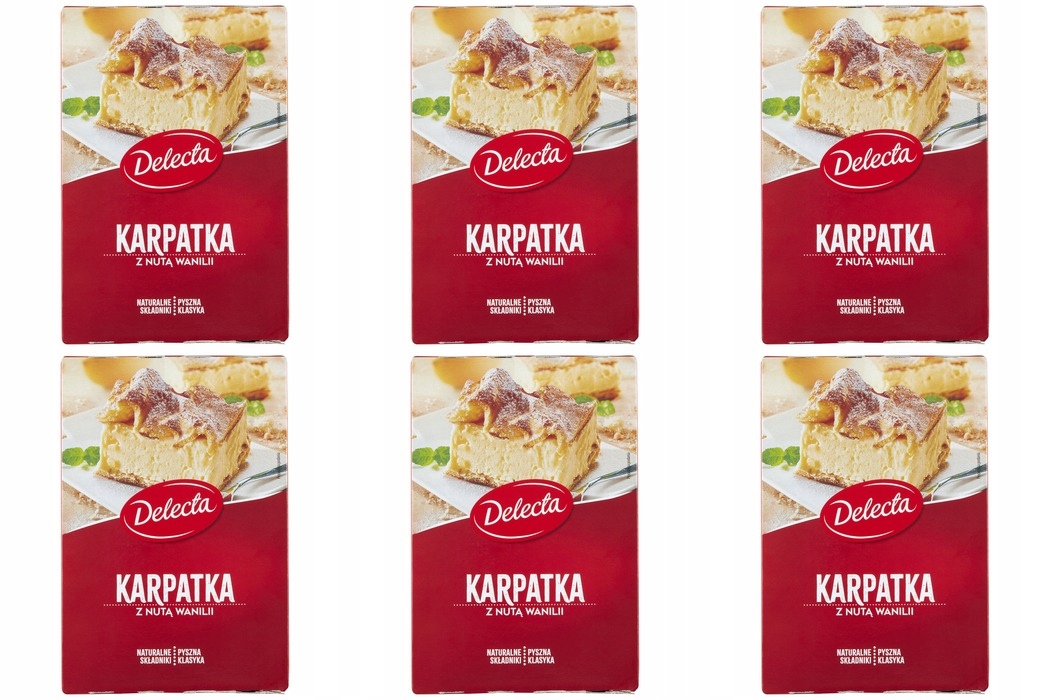 Levně 6 x 375 g Delecta Karpatkové těsto Karton