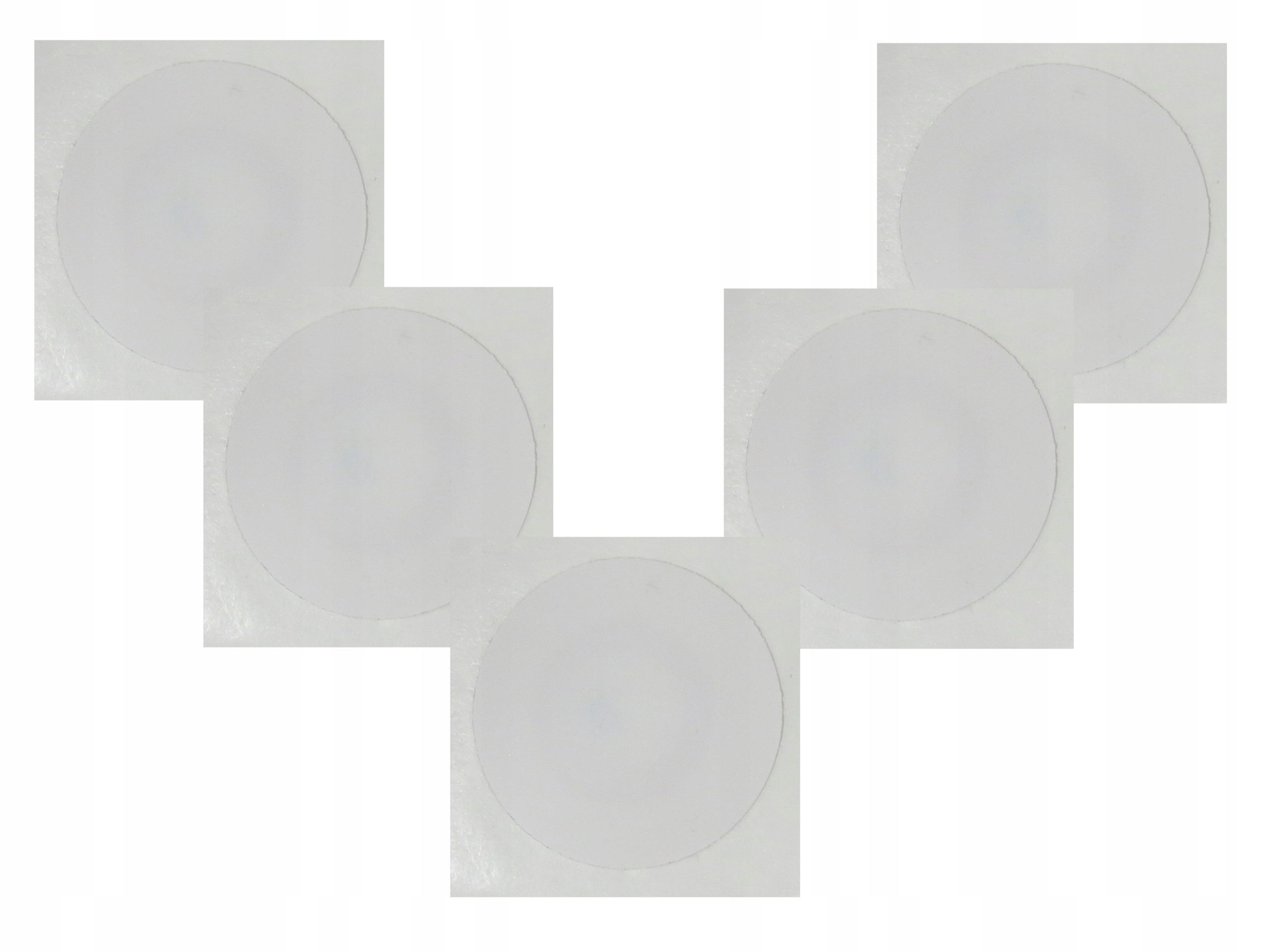 Samolepka Sticker Rfid 125 kHz Tag ID EM4100 pro Zámek Domofonu 35 mm 50 kusů