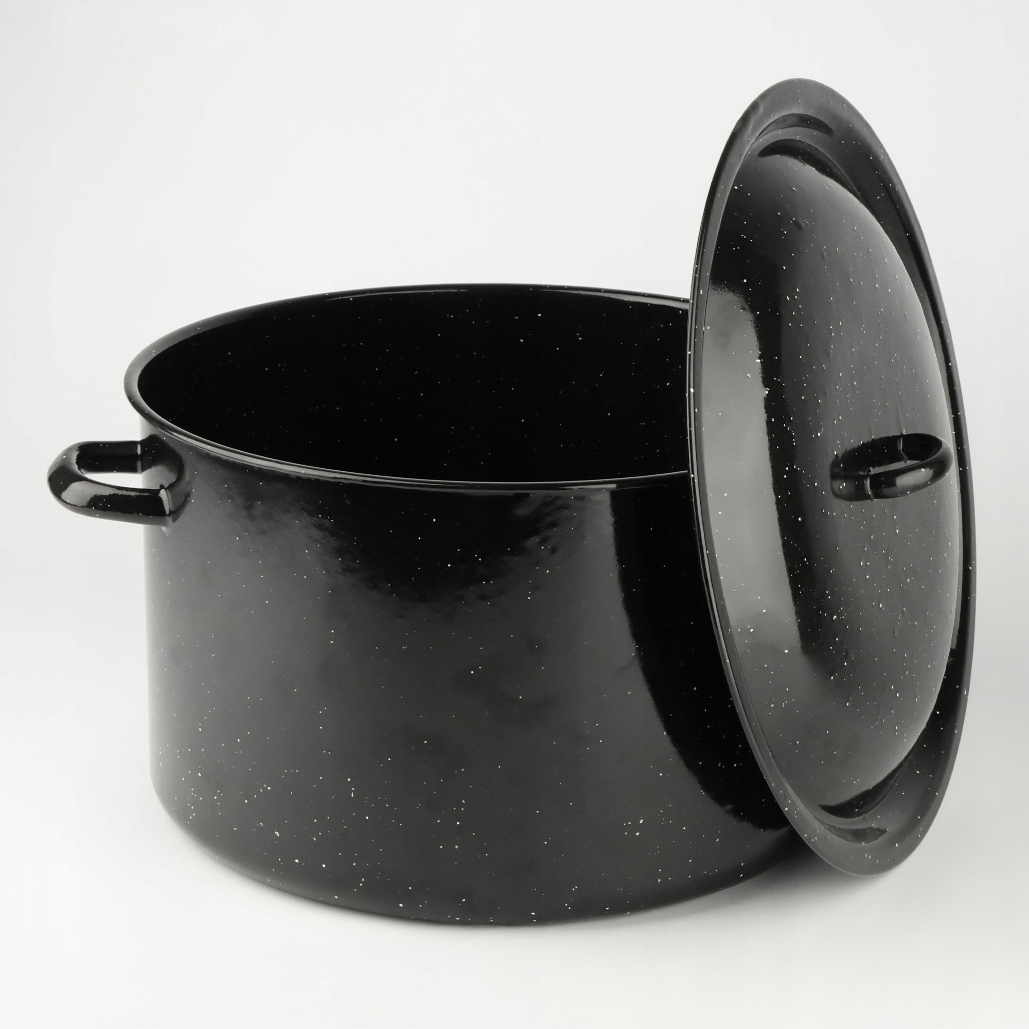 GARNEK EMALIOWANY POWIDLAK Z SITKIEM 15 L DO GOTOWANIA POTRAW PRZETWORÓW