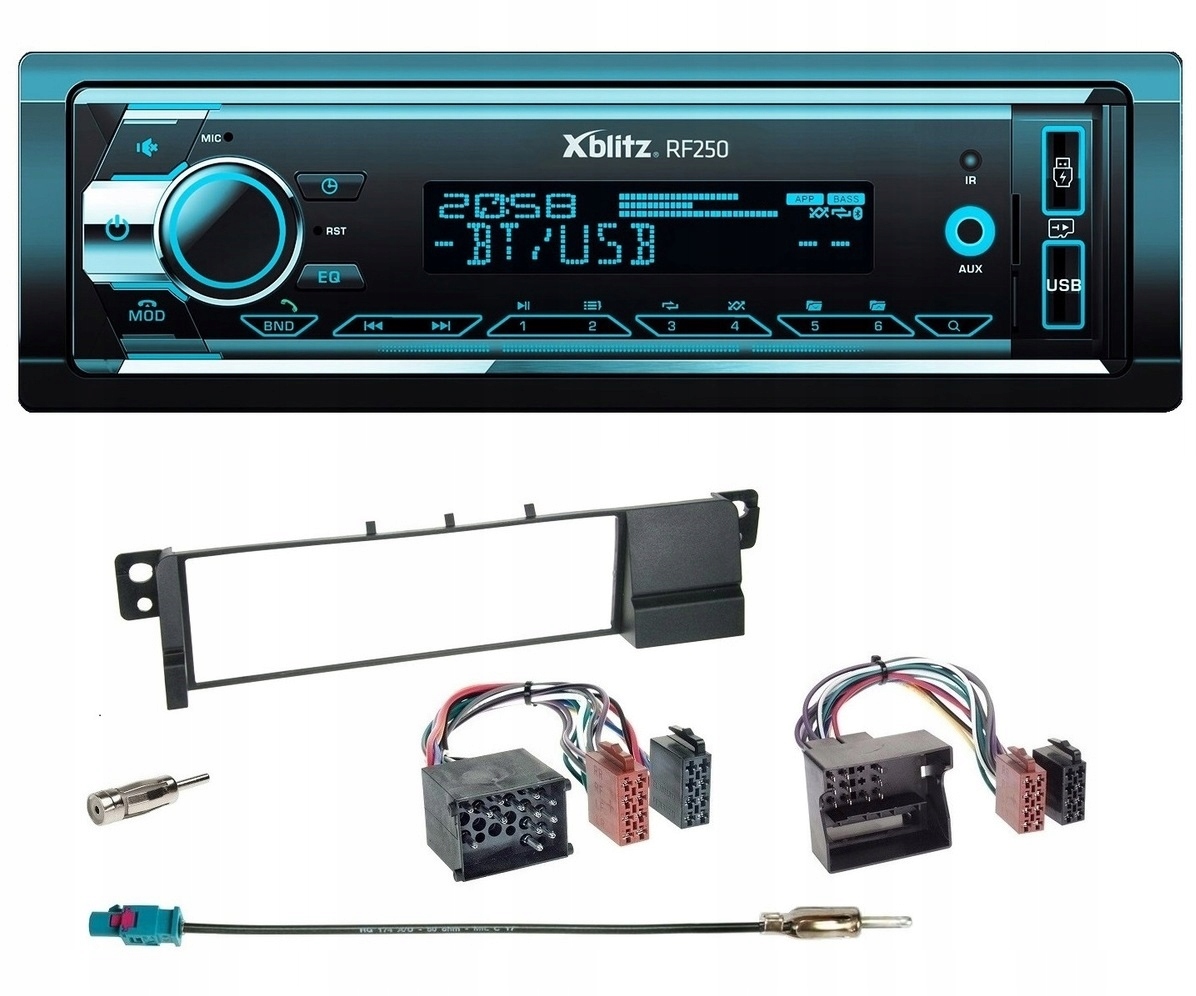 Xblitz RF250 Radio Bluetooth USB SD BMW 3 E46
