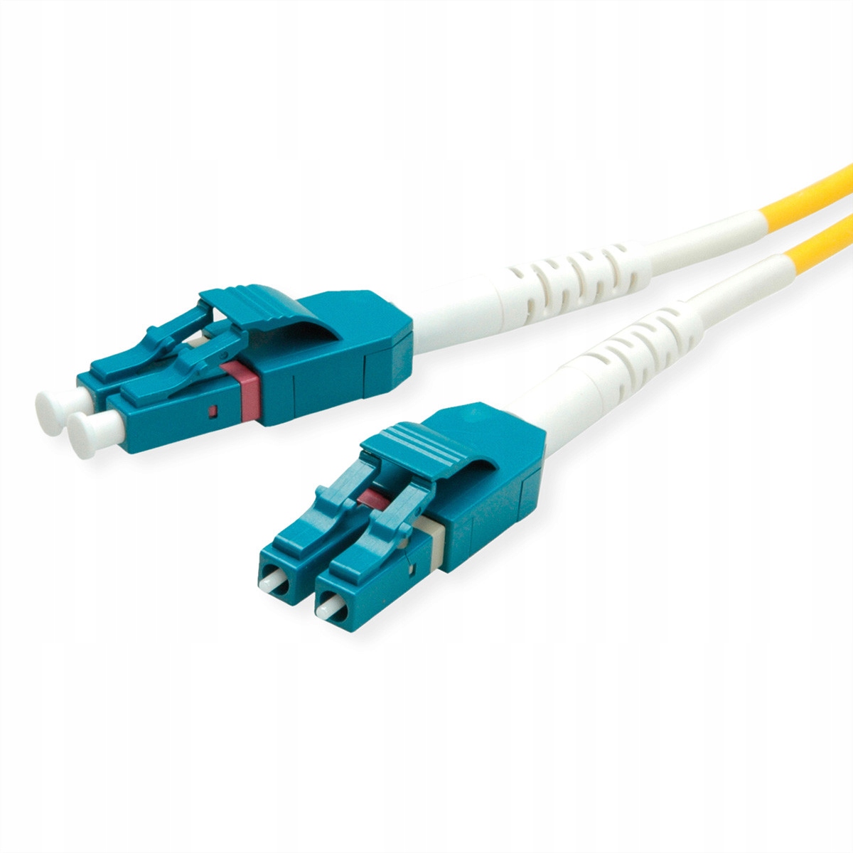 Kabel światłowodowy LC/LC 9/125µm OS2 duplex żółty 0,5m