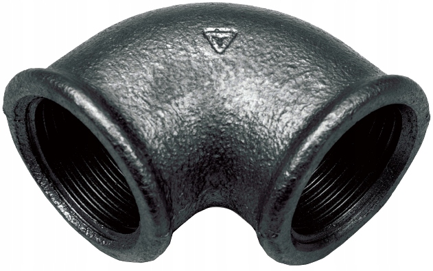 

Kolano 90 Żeliwne Czarne 3/4" Ww